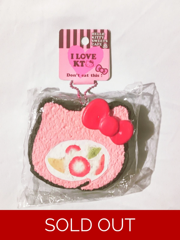 Sanrio Hello Kitty Squishy Cake Roll Ball Chain